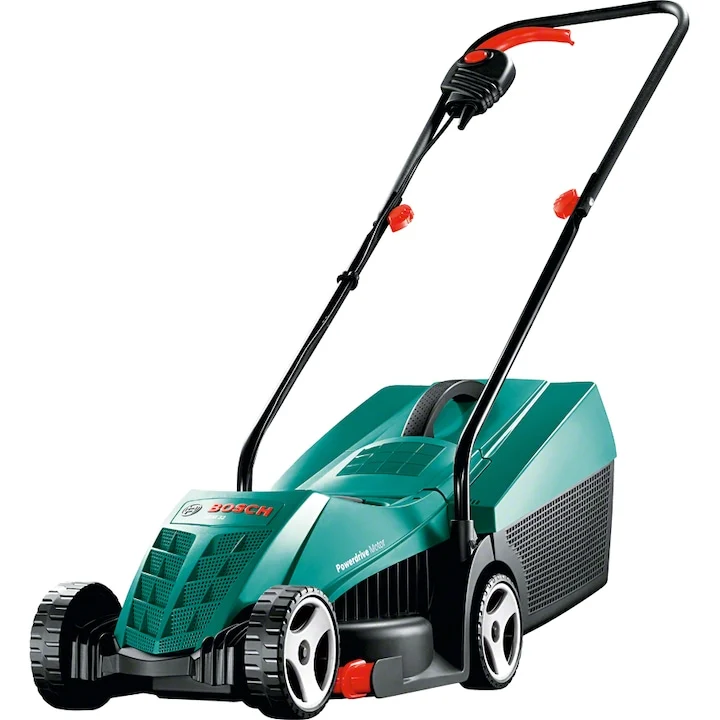 Bosch ARM 32 review: mașina de tuns electrică de 6,8 kg pentru gazonuri mici