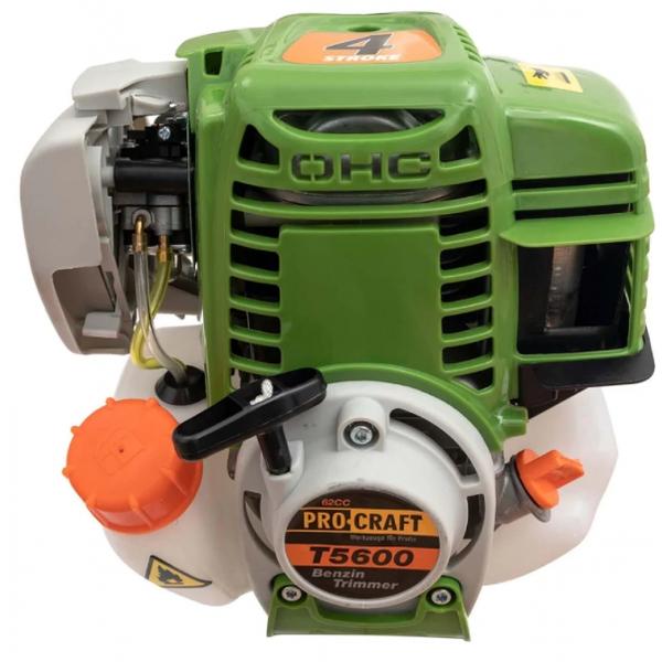Motocoasa de umar ProCraft T5600 Germania, motor 4 timpi, 7.6 CP, 5600 W, 4 moduri de taiere, motocositoare pe benzina — Siguranță la folosire