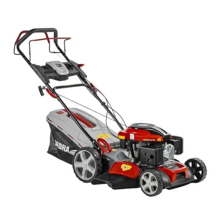 Dedra DED8724-46L review: mașină de tuns pe benzină autopropulsată, 46 cm